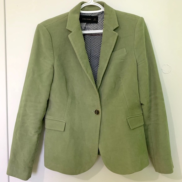 Zara Faux Suede Blazer